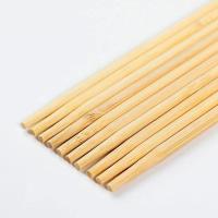 Bamboo descartável japonês Bamboo Round Chopstick personalizado Bamboo Chapsticks nu