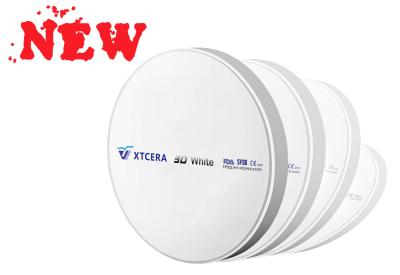 Porcelain False Teeth Dental Zirconia Blank High Strength Cerec Zirconia Blocks
