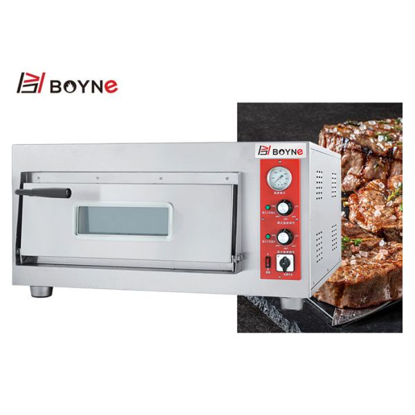 Electirc Pizza Oven One Layer With Stone Stainless Steel 380v