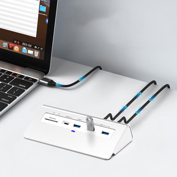 Port d'accès à l'écran USB C à triple écran, double port HDMI à écran unique, 4K à 60 Hz