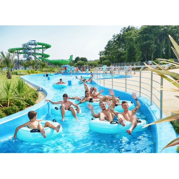 Amusement Park Items / Lazy Drifting River For Aqua Park Holidays