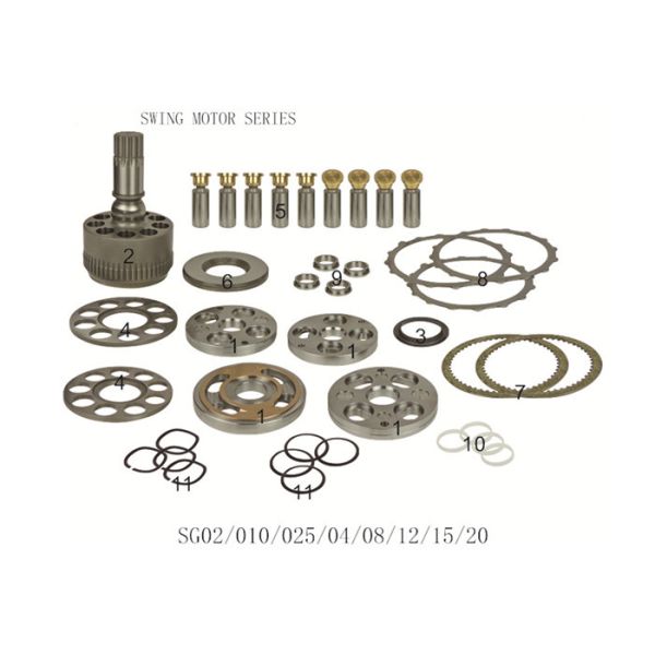 Части 20/925315 моторов качания для JS220 SH200 6 месяцев гарантии