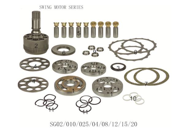 20/925315 Swing Motor Parts For JS220 SH200 6 Months Warranty
