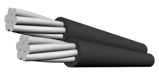 Квадруплексный Triplex двухшпиндельный проводник Al низшего напряжения 1kv кабеля падения обслуживания