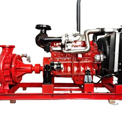 High Pressure Fire Fighting Water Pumps Multistage with Diesel Engine