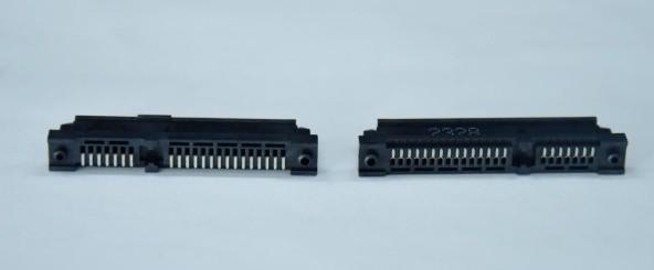 SATA 22p/F SMT Type Au 15u'' Plated Wire to Board Connector