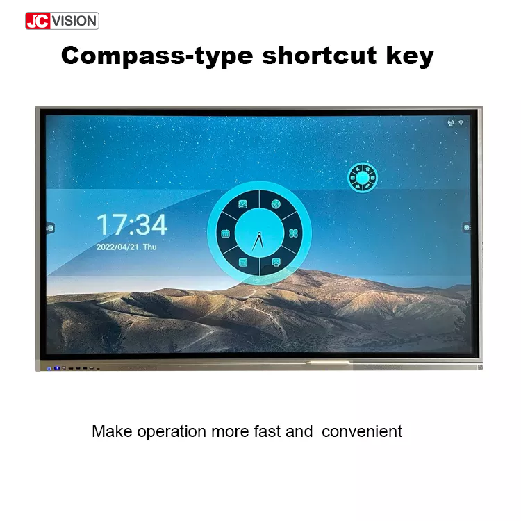 Преподавательство класса JCVISION 4K ультра умное взаимодействующее Whiteboard построенное в камере