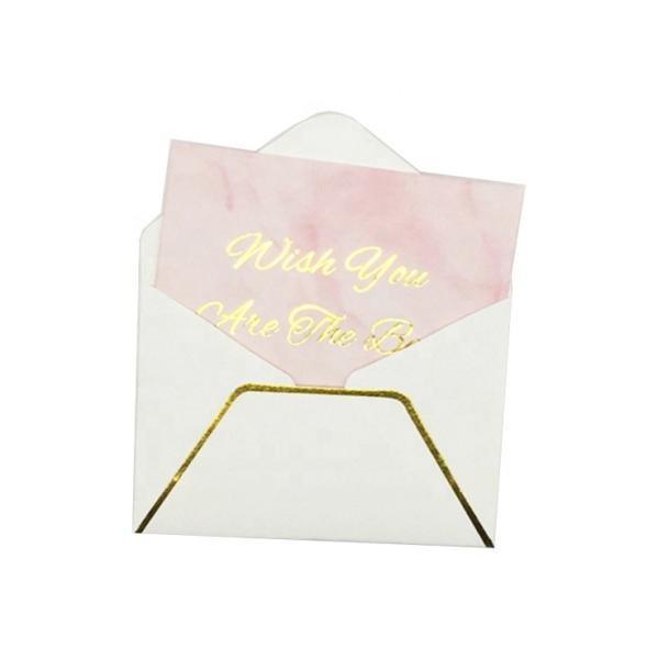 Anniversary Recycled Paper Greeting Cards , Valentines Love Recycled Blank Cards And Envelopes Creative General