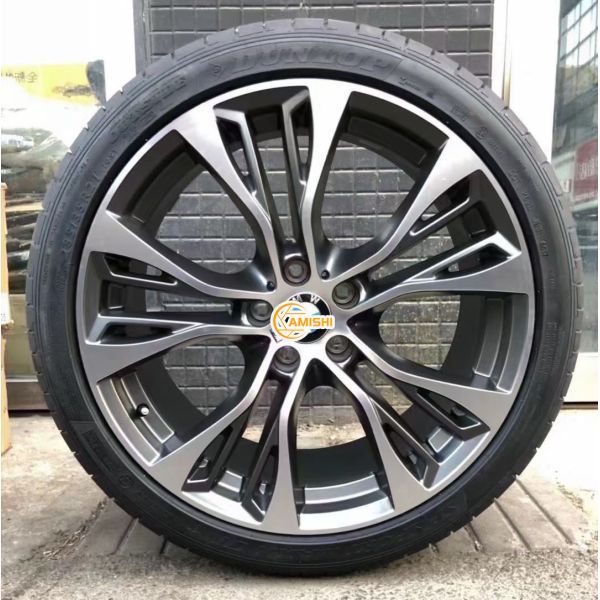 Silver 5x120 21 Inch Alloy Wheels , 74.1 Hole Car Alloy Rims