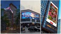 Transparente 60% P7.9-10.4\P15.625mm Pantalla de publicidad LED con vidrio transparente para centros comerciales