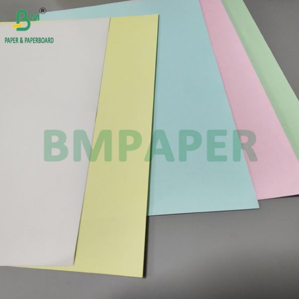 55gr 60gr CB CFB Carbonless Copy Paper For Receipt Bill 61 x 86cm Black Image