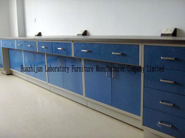 Bord épais résistant d'alcali de banc de laboratoire de chimie de mur de Multiscene double