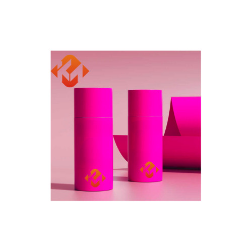 Tubo de papel colorido embalaje cosmético maquillaje pincel portátil para viajar