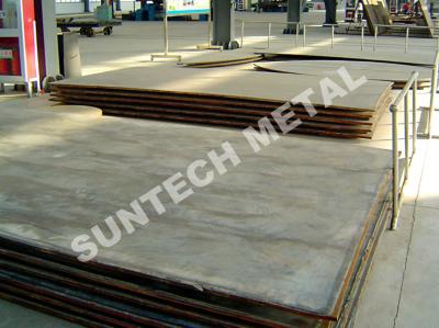 Explosion Clad Gr.1 / SA516 Gr.70 Zirconium Clad Plate for Anhydride Acetic Acid