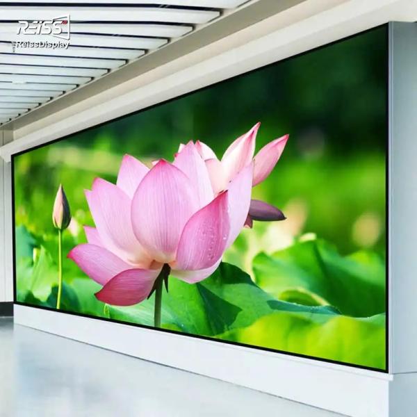 REISS UHD Pitch Indoor 4k 8k LED Display Screen Front Loading Panel System 600mm X 337.5 mm Cabinets