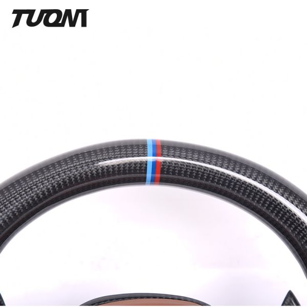 Real Leather M6 M Bmw Carbon Fiber Steering Wheel Customizable Color