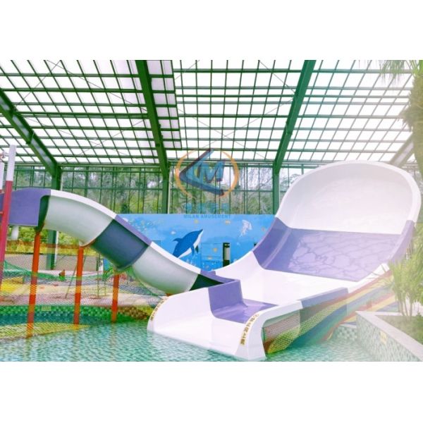 1.9M Height Boomerango Water Slide Big Splash Boomerango For Kids