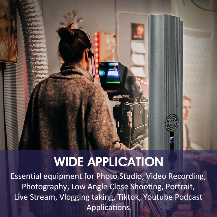 Yidoblo Portable LED Film Lights for YouTube Video Filming and Portraits 70W Full-Screen LED Photographic Light 2700-7500K