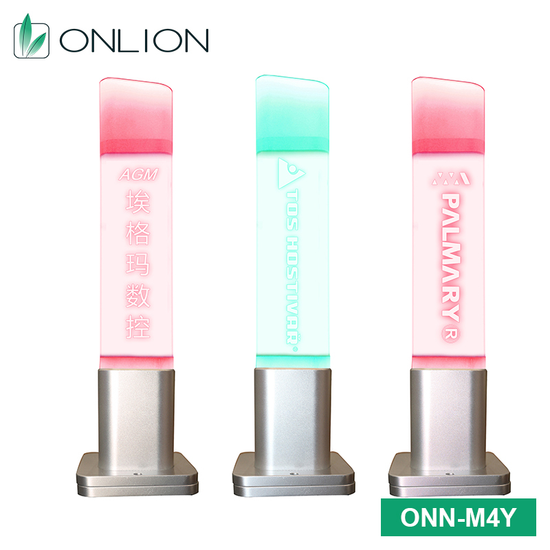 ONN-M4Y Three Color IP43 DC24V Acrylic Machine Warning Light With Buzzer