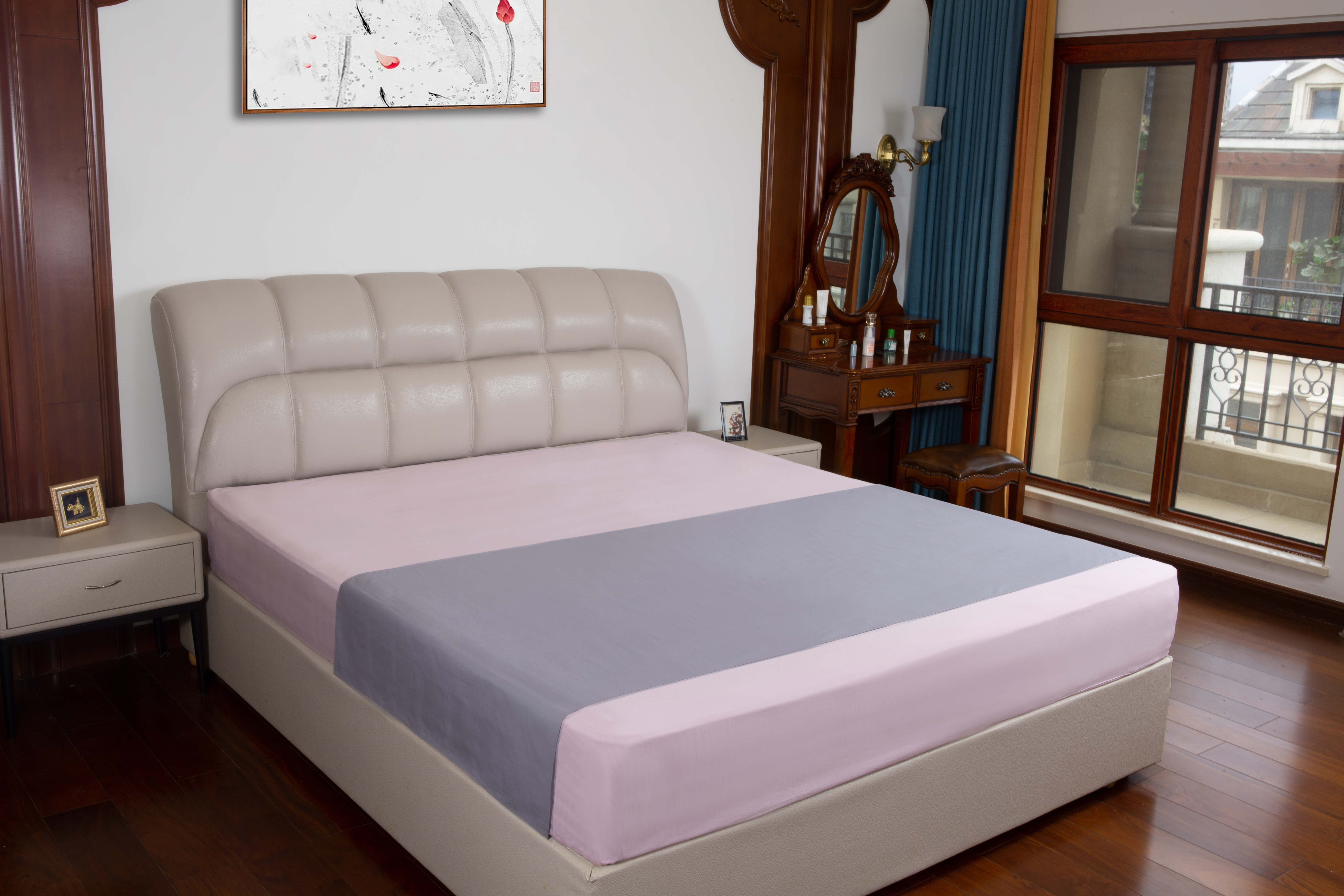ESD Natural Energy Bed Flat Sheet 60*265 Conductive Cotton Silver Sheet Grounding Earthing Health Bed Mat Stress Relief Safety