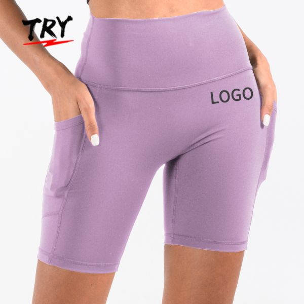 Йога талии шортов добавочного велосипеда XL размера задействуя высокая замыкает накоротко для фитнеса спортзала велосипедиста