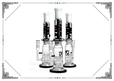 Build A Freezable Coil Bong Double Matrix Perc  Bongs With Glycerinum Glass Smoking Bong Water Pipe