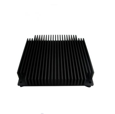 O preto anodiza o dissipador de calor de alumínio expulso do poder grande para o equipamento da energia solar