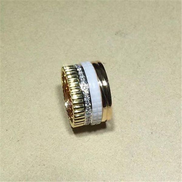 Jewelry factory in Shenzhen, China Br wide ring 18k white gold yellow gold rose gold diamond ring