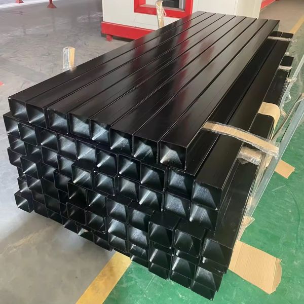 Customized Sizes Aluminum Profiles For Door Pillars , Steel Fences
