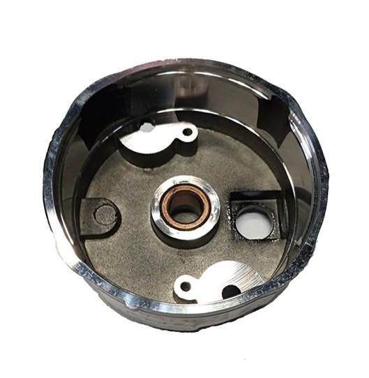 Black Color Bajaj Three Wheeler Parts Custom Starting Motor End Cover