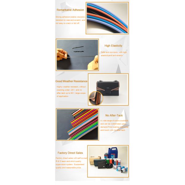 Factory Wholesale Water Based High-quality Polyurethane Leather Edge Paint for Bags Shoes Belts