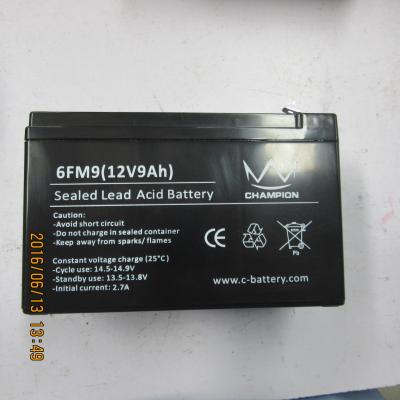12v 9ah Long Life Lead Acid Battery Backup Power Supply Shock Proof
