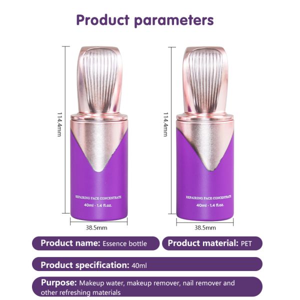 Luxury cosmetics packaging  for Serum 40ml PETG bottle