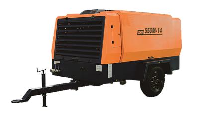 Heavy Duty Industrial Air Compressor Mid Low Type Engine 4 Wheels Or 2 Wheels