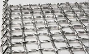 Pre - Crimped Wire Mesh Screen Weave Barbecue Mesh 25x25x3.0mm Solid Structure