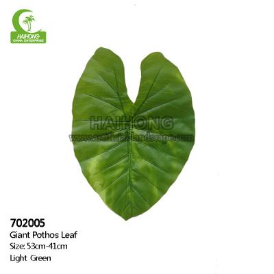 Acessórios artificiais da planta das folhas de palmeira de seda da decoração 53cm da parede