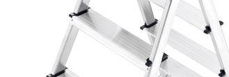 Convenient Aluminum Step Stool Safety Multi Use 2x7 Steps 5.8kg