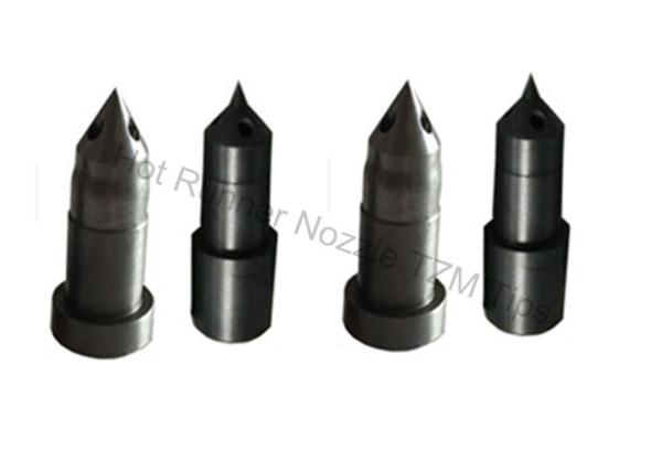 Custom hot runner nozzle tips TZM or BE-CU make as drawing or sample|Hot runner parts processing