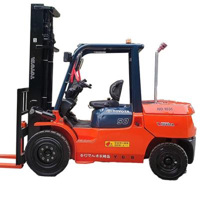 Originaux japonais 5 tonnes de chariot élévateur d'occasion Toyota 3,5 tonnes de chariot élévateur