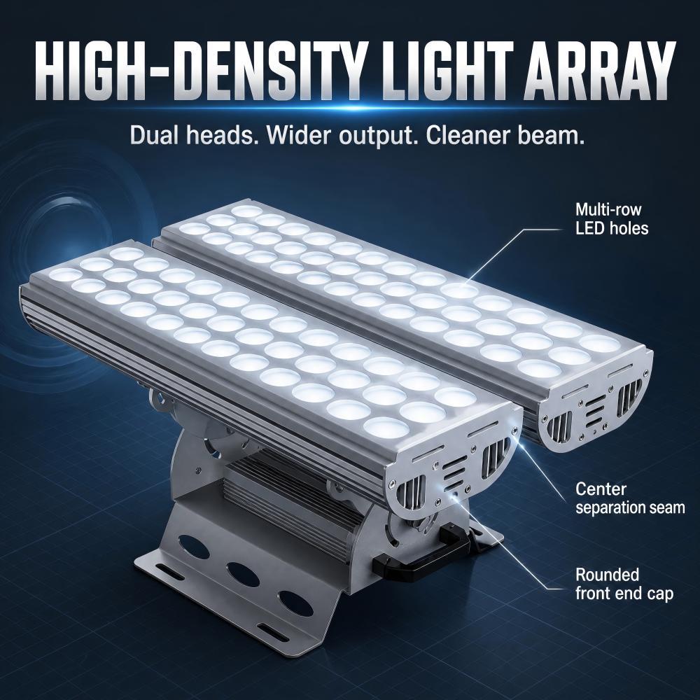 IP66 Rated RGBW LED Flood Light DMX512 Control Landscape Lighting for Shopping Mall Facades