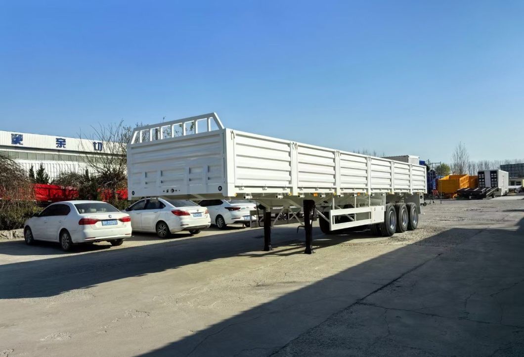 30t 50t сухие грузовые перевозчики ограждения боковой стены фургон грузовик полуприцеп с Fuwa/BPW оси