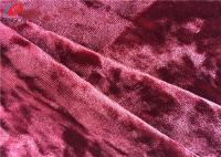 Tissu de velours de Spandex du polyester 5 % de 95 % pour le tissu de velours de la Corée de glace de jupe