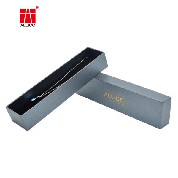 BSCI Necklace Cardboard Jewelry Gift Box Pantone Printing