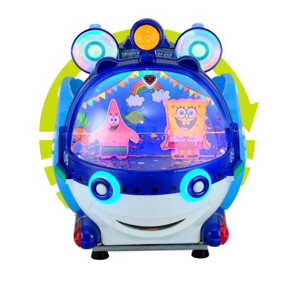 63*84*110cm Máquina de jogos de submarino de plástico com aparência atraente