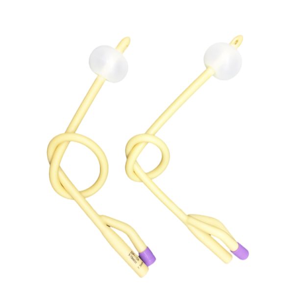 High Quality Various Size Disposable Medical Felame Three Way Latex Foley Catheter