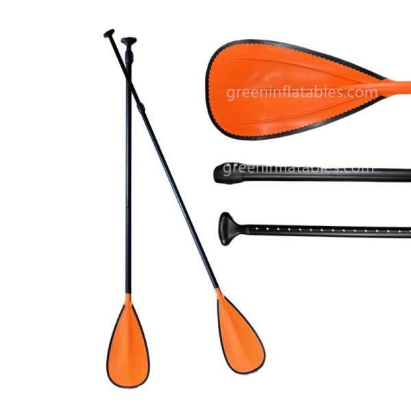 3 piece SUP canoe Paddle board paddle race reinforcement blade anti-twist buckle aluminum paddle factory direct sales