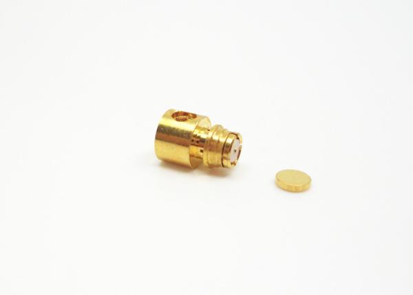 Conector fêmea do RF do ângulo direito, ouro do conector coaxial de SMP RF chapeado