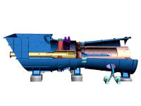 Ventilateur axial réglable à lames de stator pour projet de refroidisseur annulaire de frittage