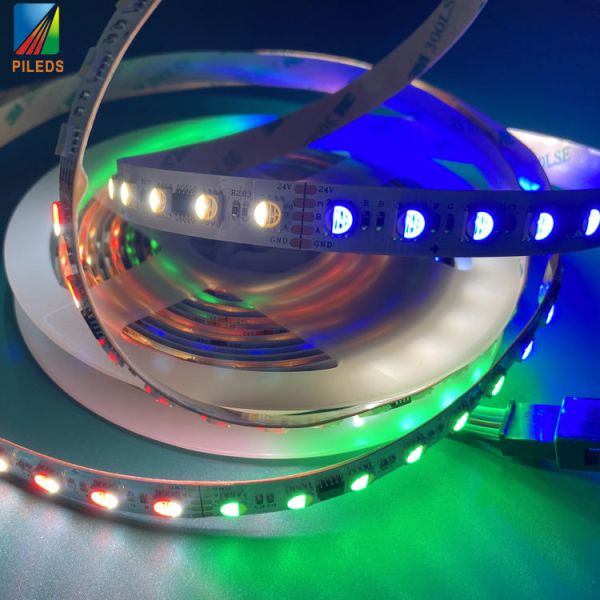 DC24V DMX512 LED Flexible Strip Light RGBW 60LEDS/M 20pixels/M