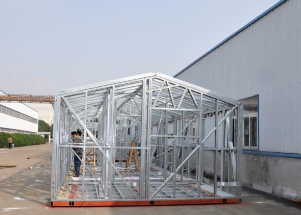 Yellow Light Steel Guage Frame NZ Cheap Prefab Garden Studio with Small Size